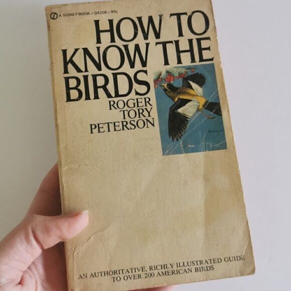 1957 How to Know the Birds Paperback, Roger Peterson Illustrated Vintage Book